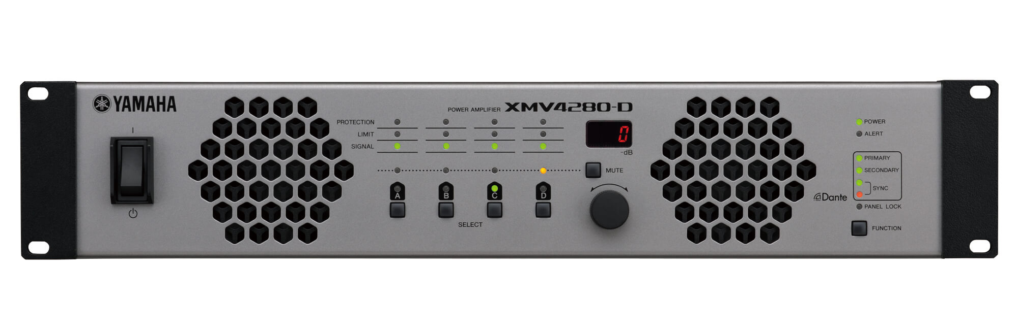 Yamaha XMV4280-D Amplificador de 4 Canales.
